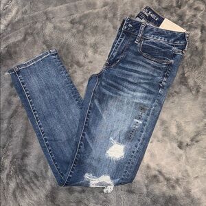 American Eagle Outfitters Women's Classic Blue Skinny Jeans